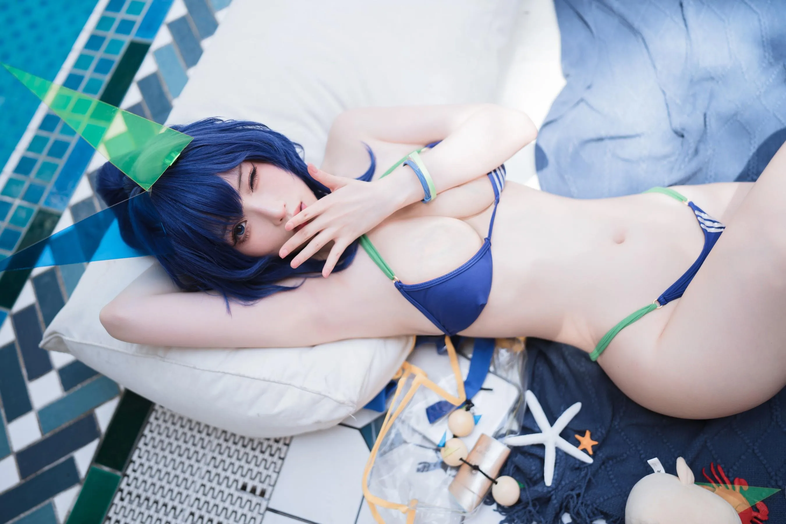 rioko凉凉子 – NO.119 碧蓝航线 花园 [31P]插图9